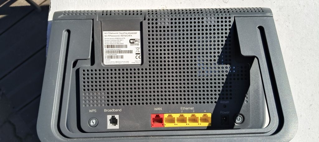 Kompletny ,sprawny router wifi TalkTalk
