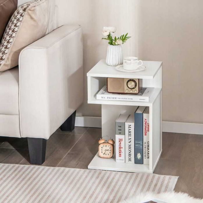 Stolik kawowy Stolik boczny biały Stolik nocny
