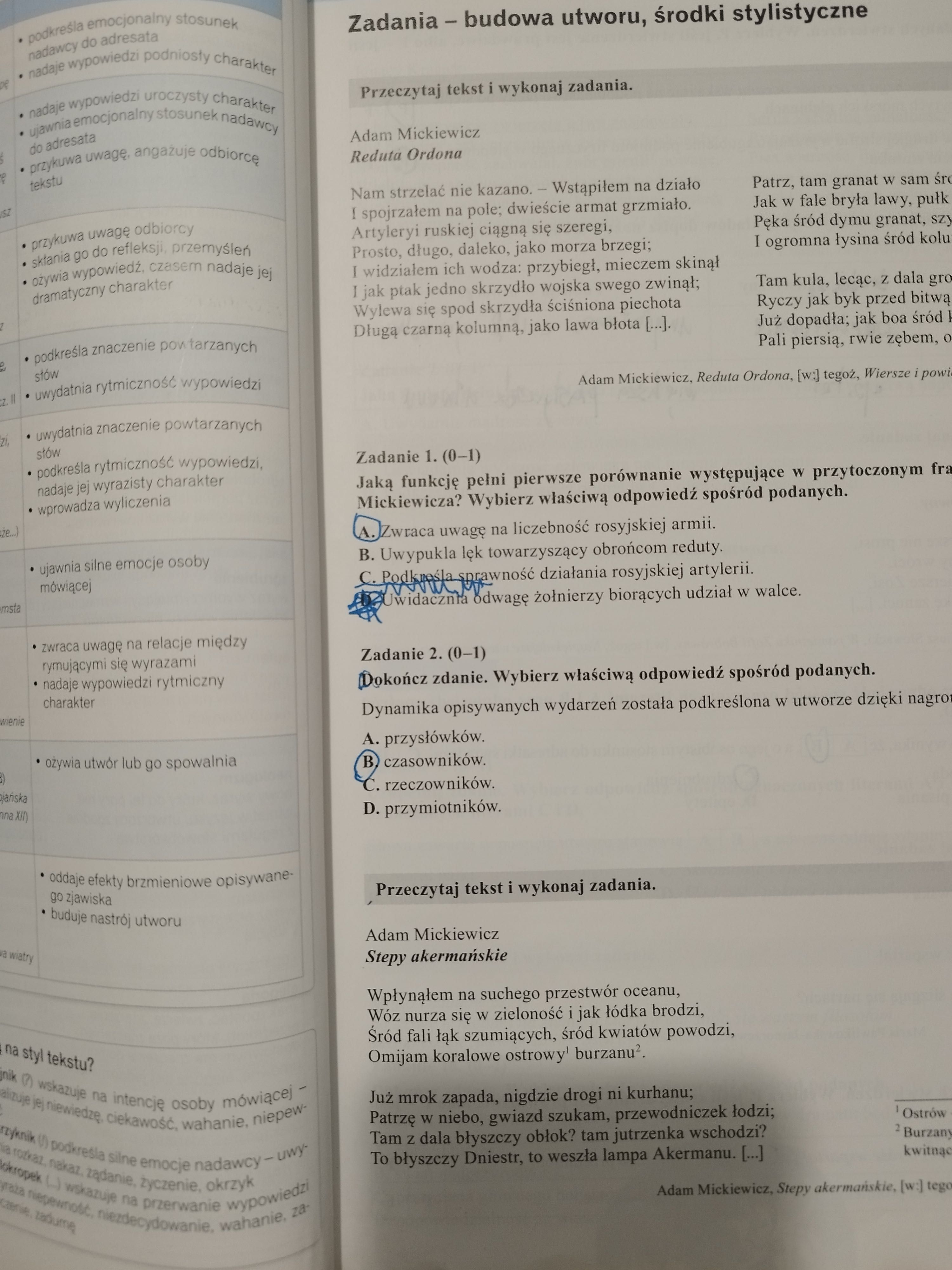 Teraz egzamin ośmioklasisty Język polski repetytorium Nowa Era
