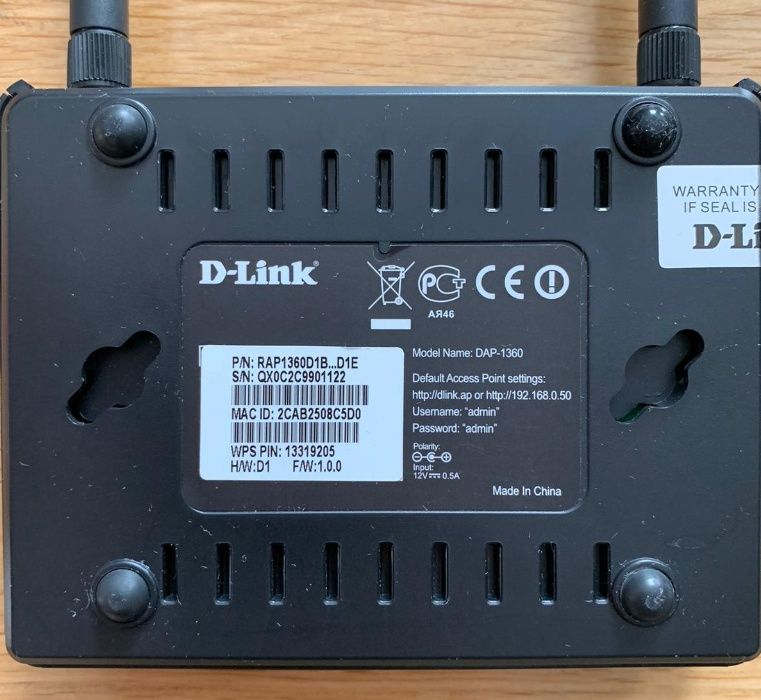 D-Link Punkt dostępowy DAP-1360 Extender/Repeater WiFi N300 2.4 GHz