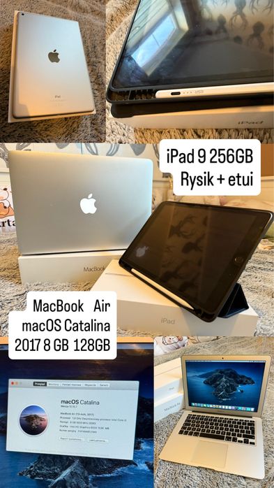 Zestaw MacBook + IPad 256GB + rysik idealne dla studenta