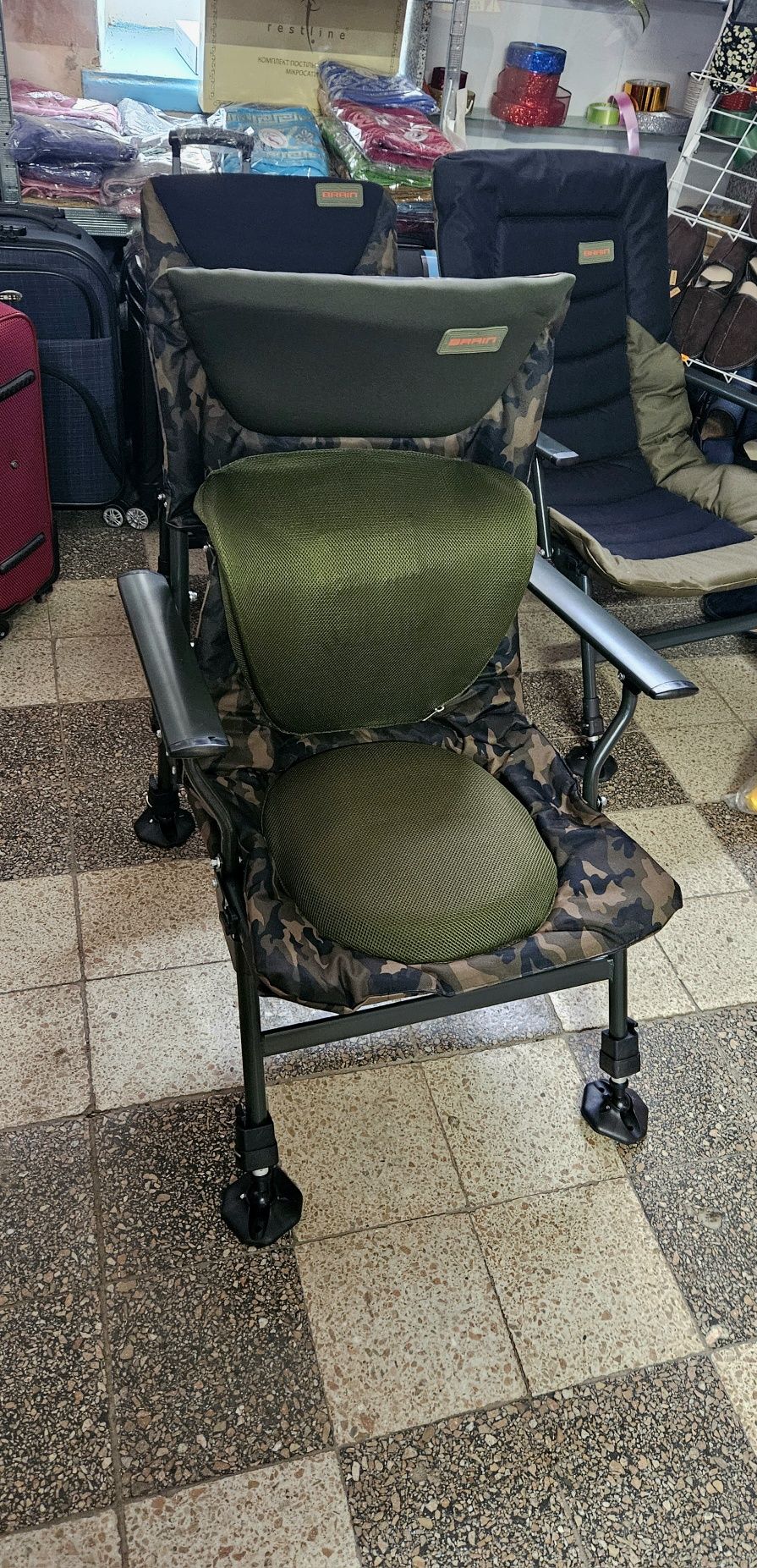 Крісло рибальське Brain Reclіner Armchair Comfort HYC032AL-LO-FA
Топ