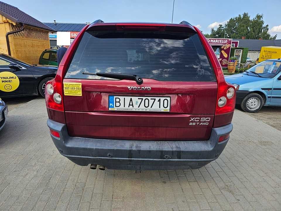Volvo XC90 2003/4x4/automat/2.5 benzyna/193km/opłaty aktualne/7 osobo