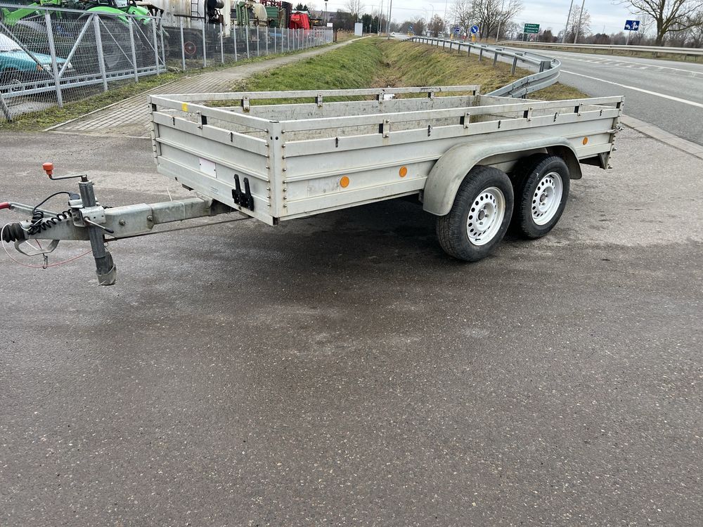 Koch 2010r 1.50x3m aluminiowa skrzyniowa przyczepa 2600 kg