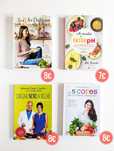 Livros sobre bem estar, alimentação saudável, etc.