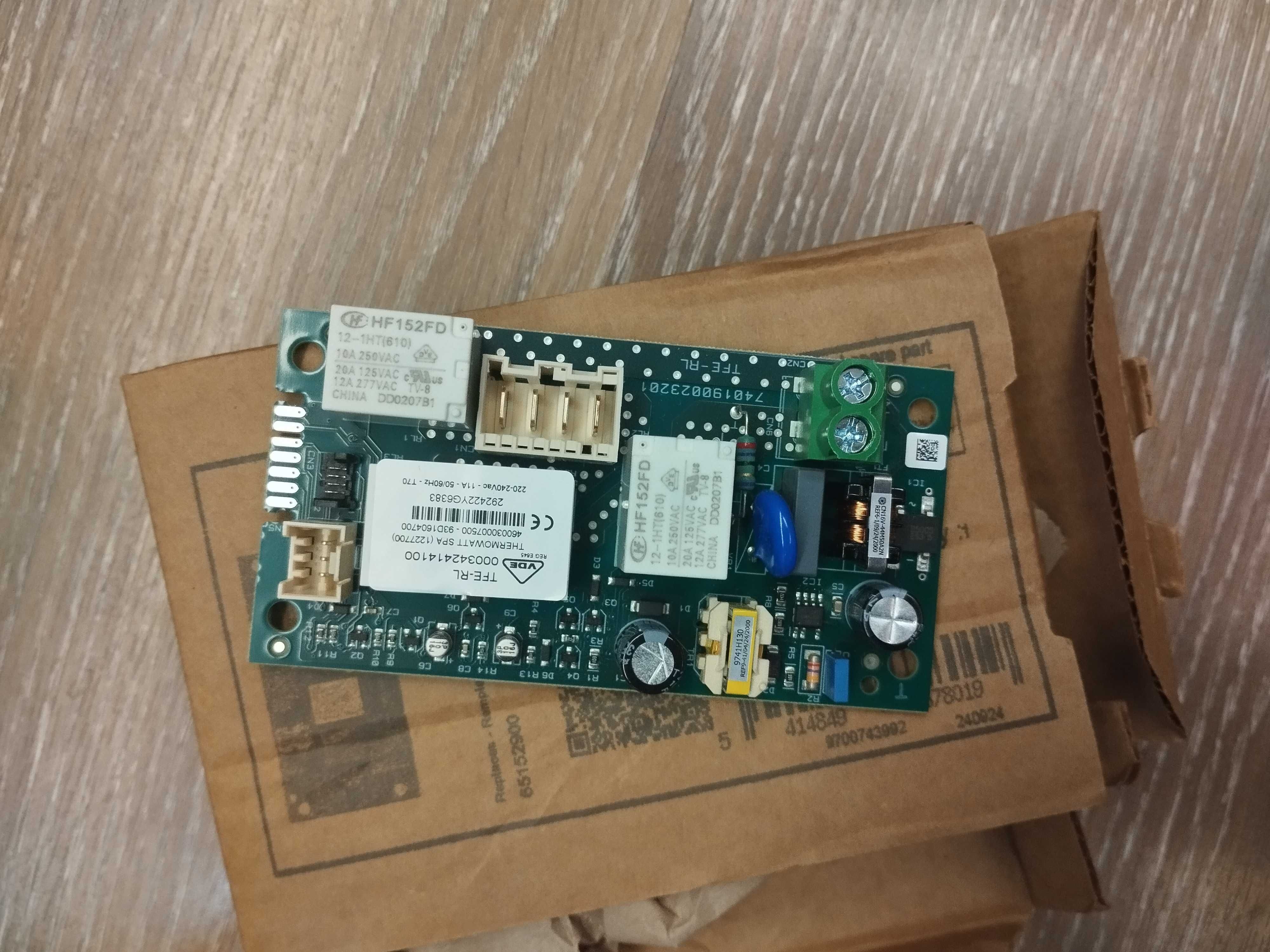 Termocumelador placa eletrónica que faz ligar