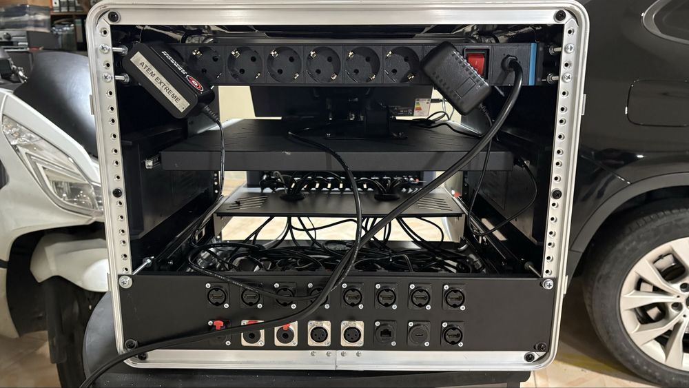 Rack completa Blackmagic Atem Mini Extreme Iso
