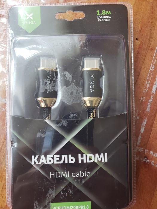 Кабель HDMI (Vinga ) 1.8м