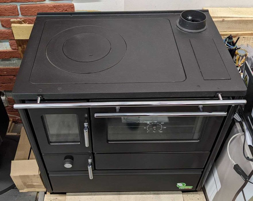 Чавунна піч на дровах з духовкою і варильною поверхнею Alfa-Plam 85G