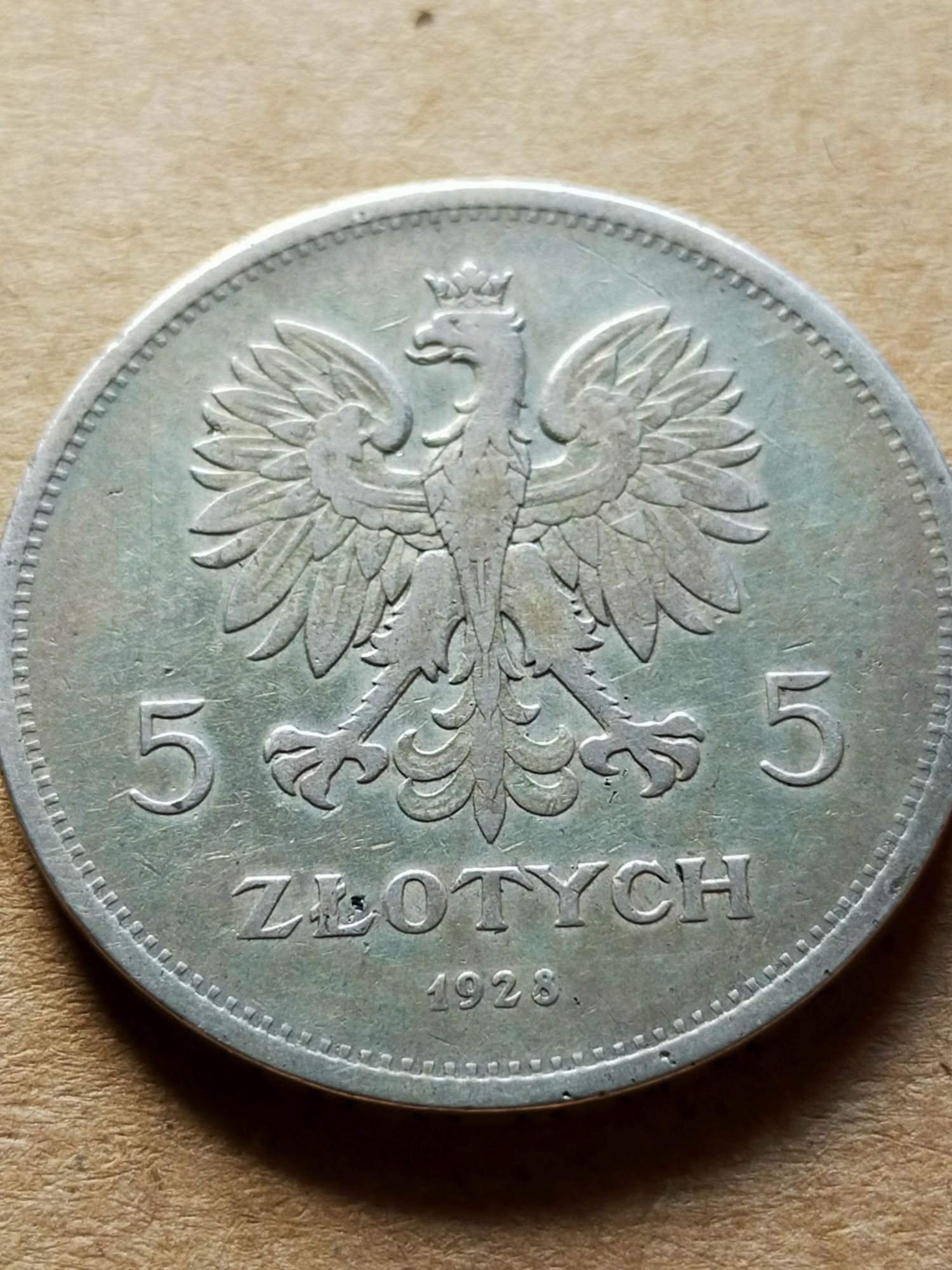 5 zł Nike 1928 rok