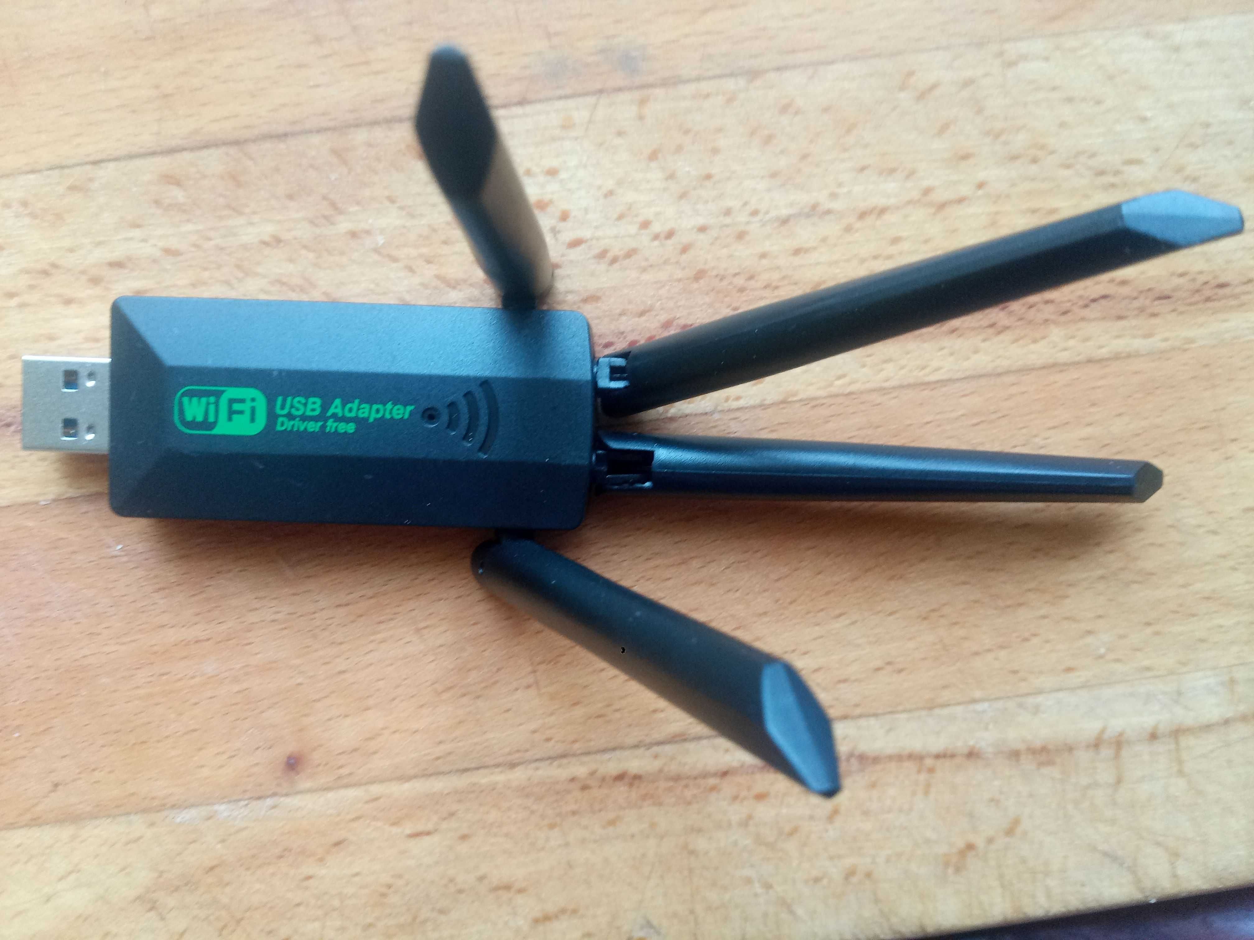 WiFi USB 3.0-адаптер 1200 Мбит/с 2.4G+5Ghz 4 антенны, 802.11AC