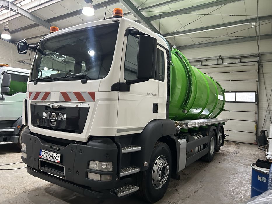 MAN TGS 26.320 asenizacyjny SPECJALNY beczka 20m3.