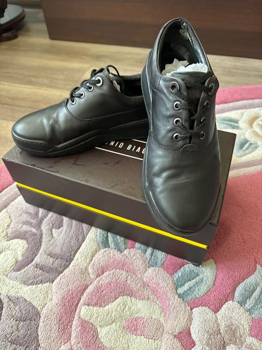 Мужские туфли - кроссовки  Кожа