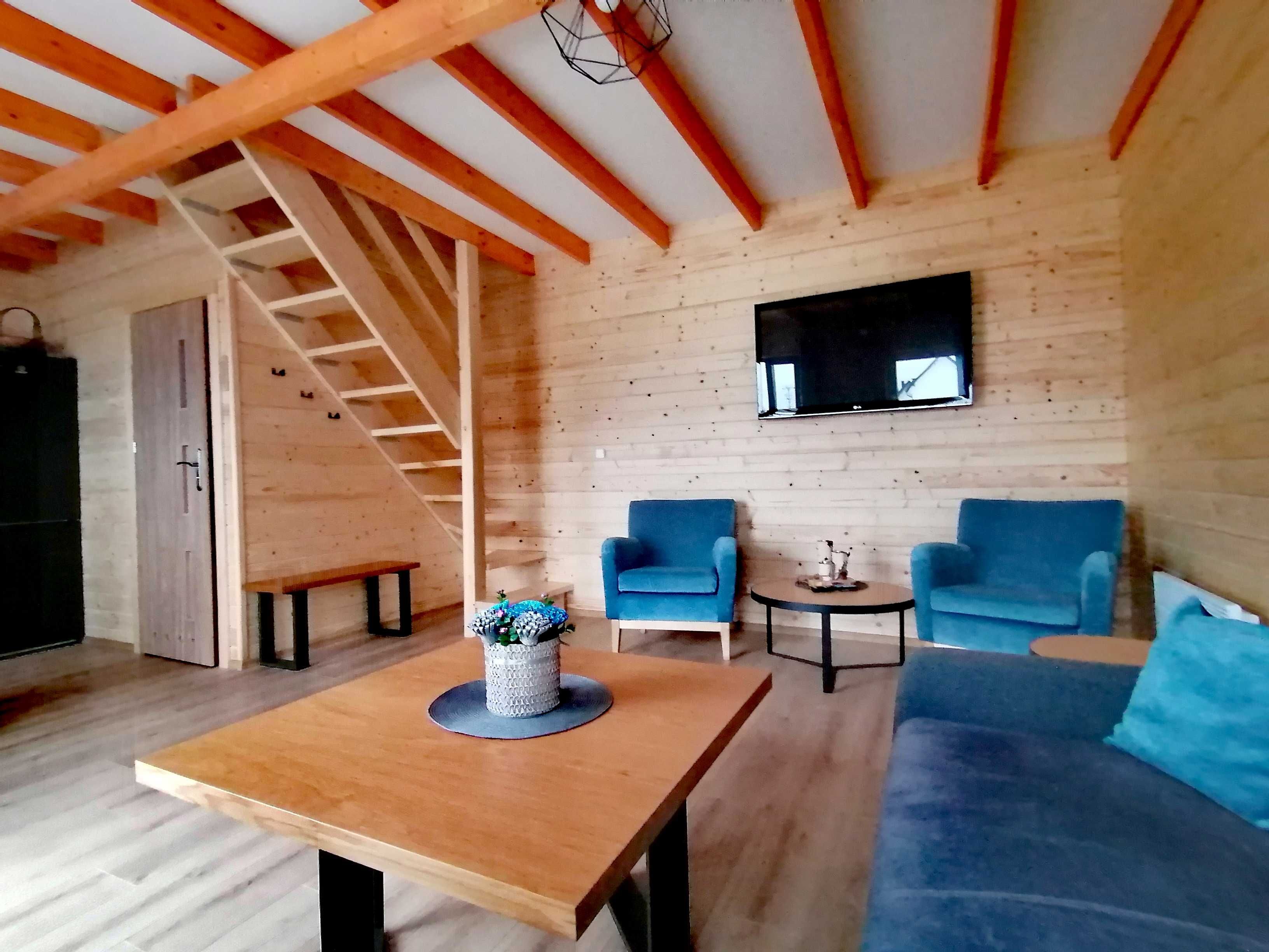 Wolny weekend domek kaszuby jacuzzi, balia, sauna beczka gorąca