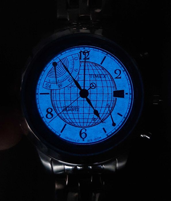 Timex T2N610 Intelligent Quartz zegarek World Time