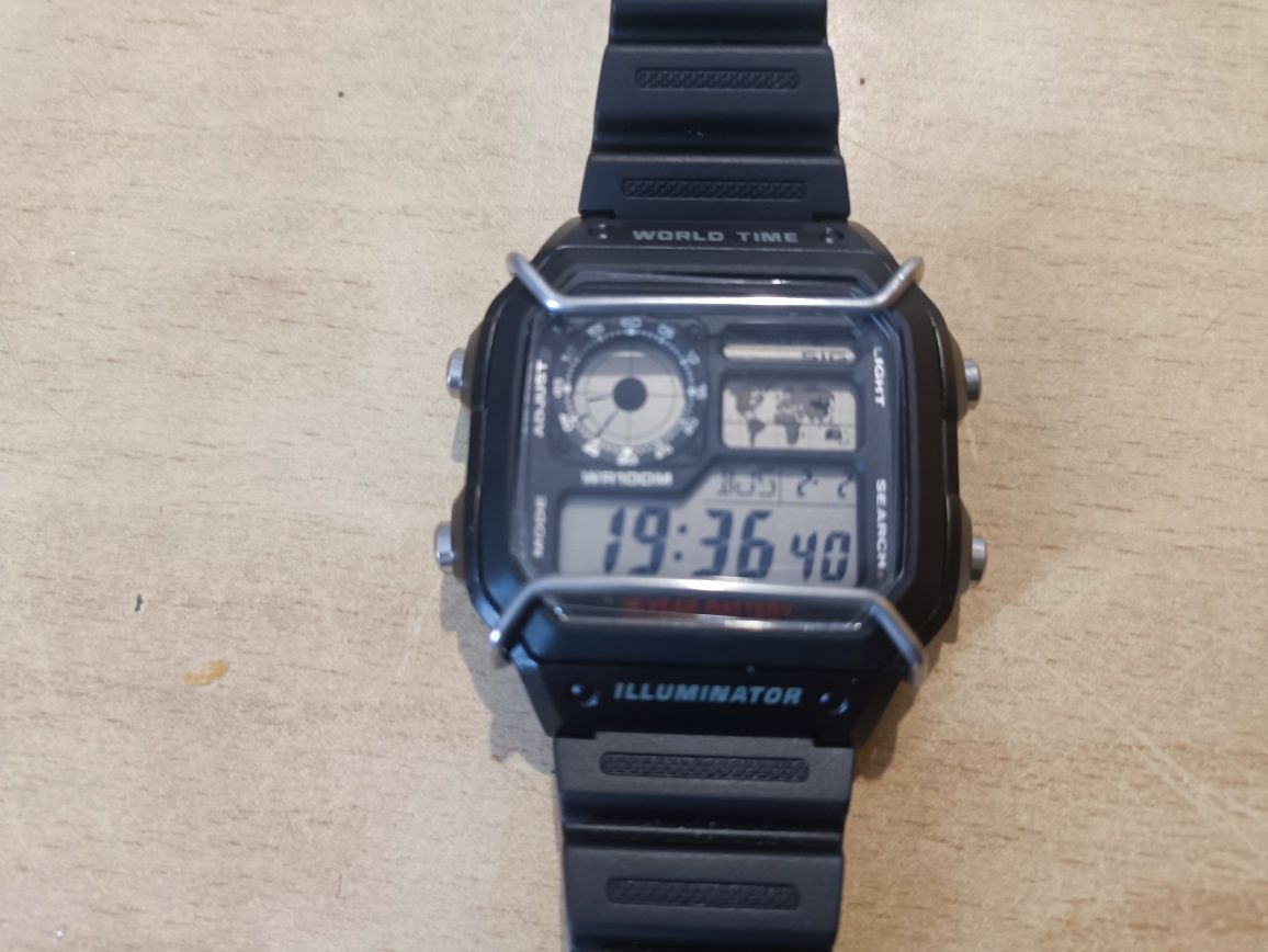 Часы Casio illuminator всемирное время