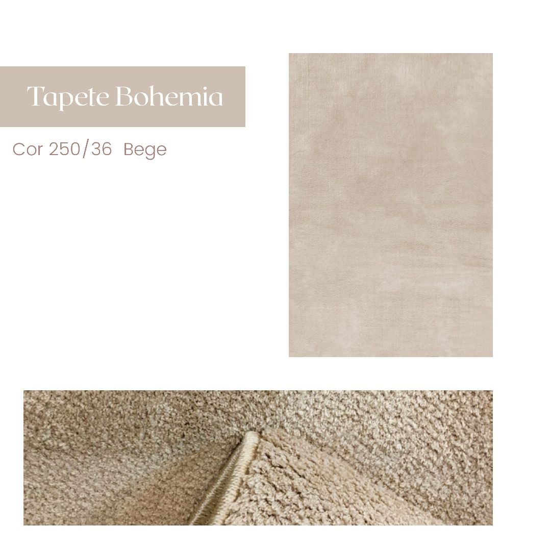 Tapete Bohemia Cinzento Escuro - 200x290cm By Arcoazul