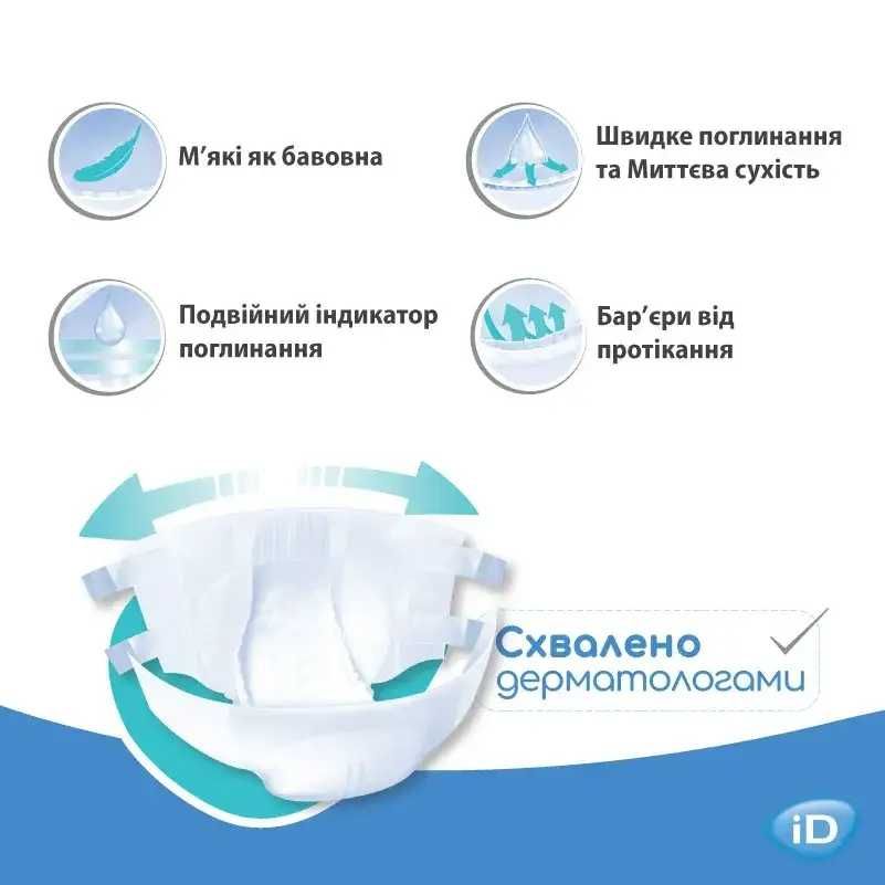 Підгузки для дорослих iD Slip Plus "M" №30