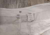 Biała spódniczka mini r. 42 XL trapezowa na lato damska H&M