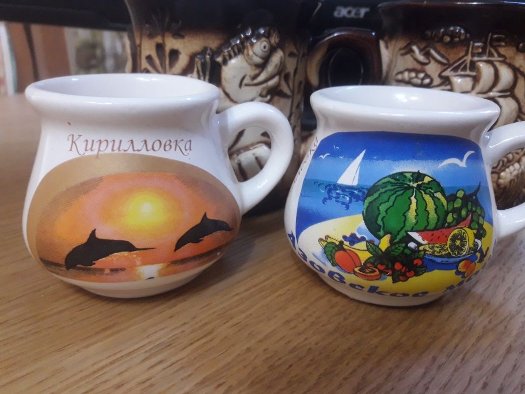 Чашка сувенирная кружка керамика азовское море