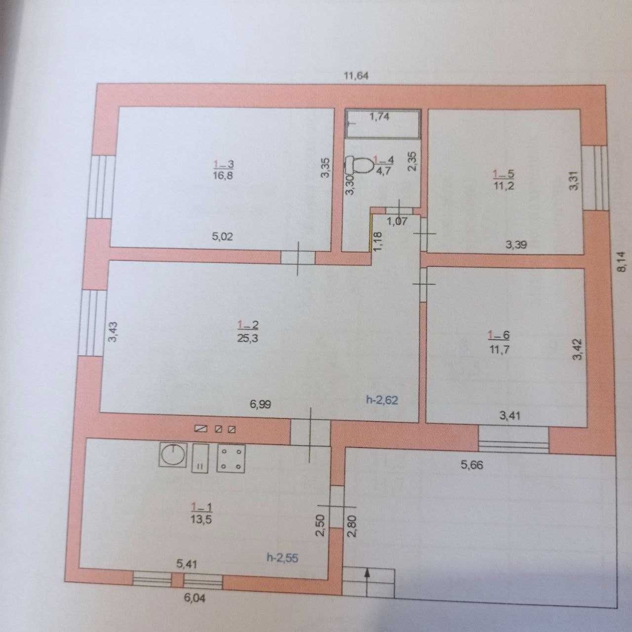 Продажа 4-х комнатного Дома с.Лысовка Попельнянского р-на Житомир.обл.