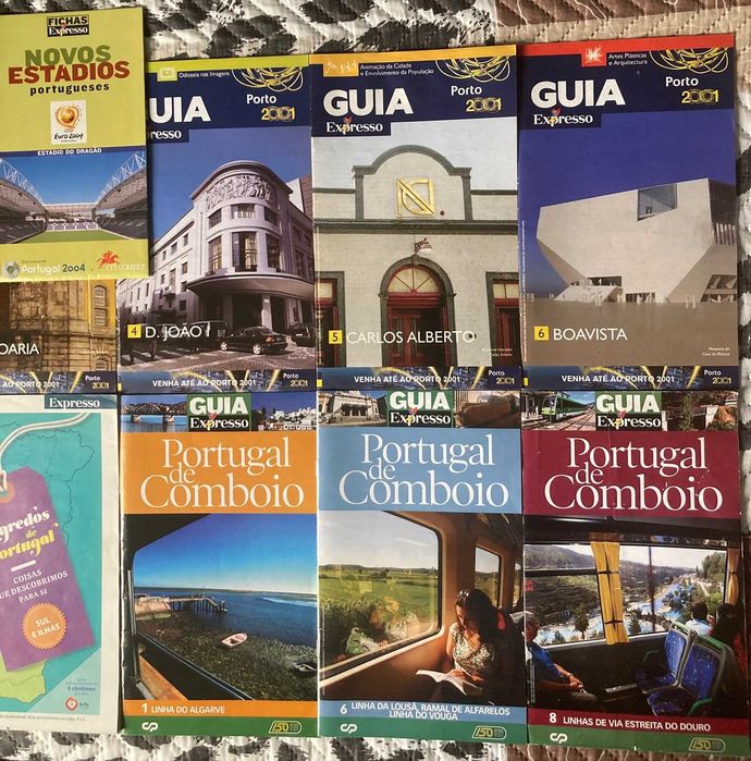 Conjunto de 15 Guias e Mapas Expresso Variados