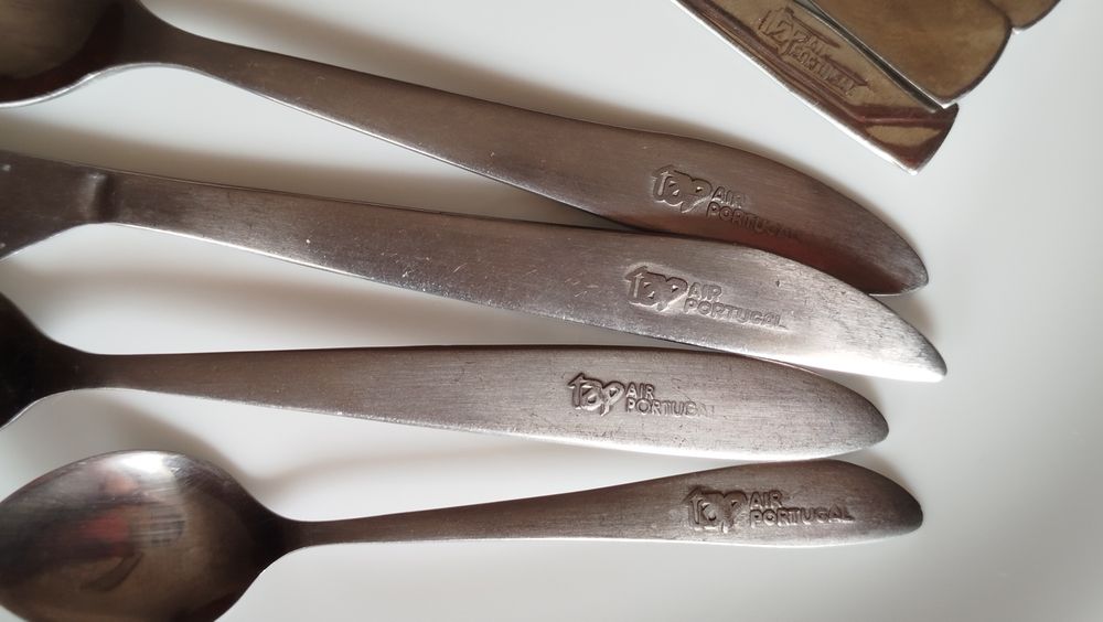 Conjunto talheres da TAP anos 80/90