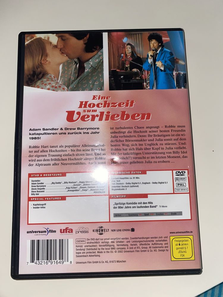 Płyta DVD „Eine Hochzeit zum Verlieben”