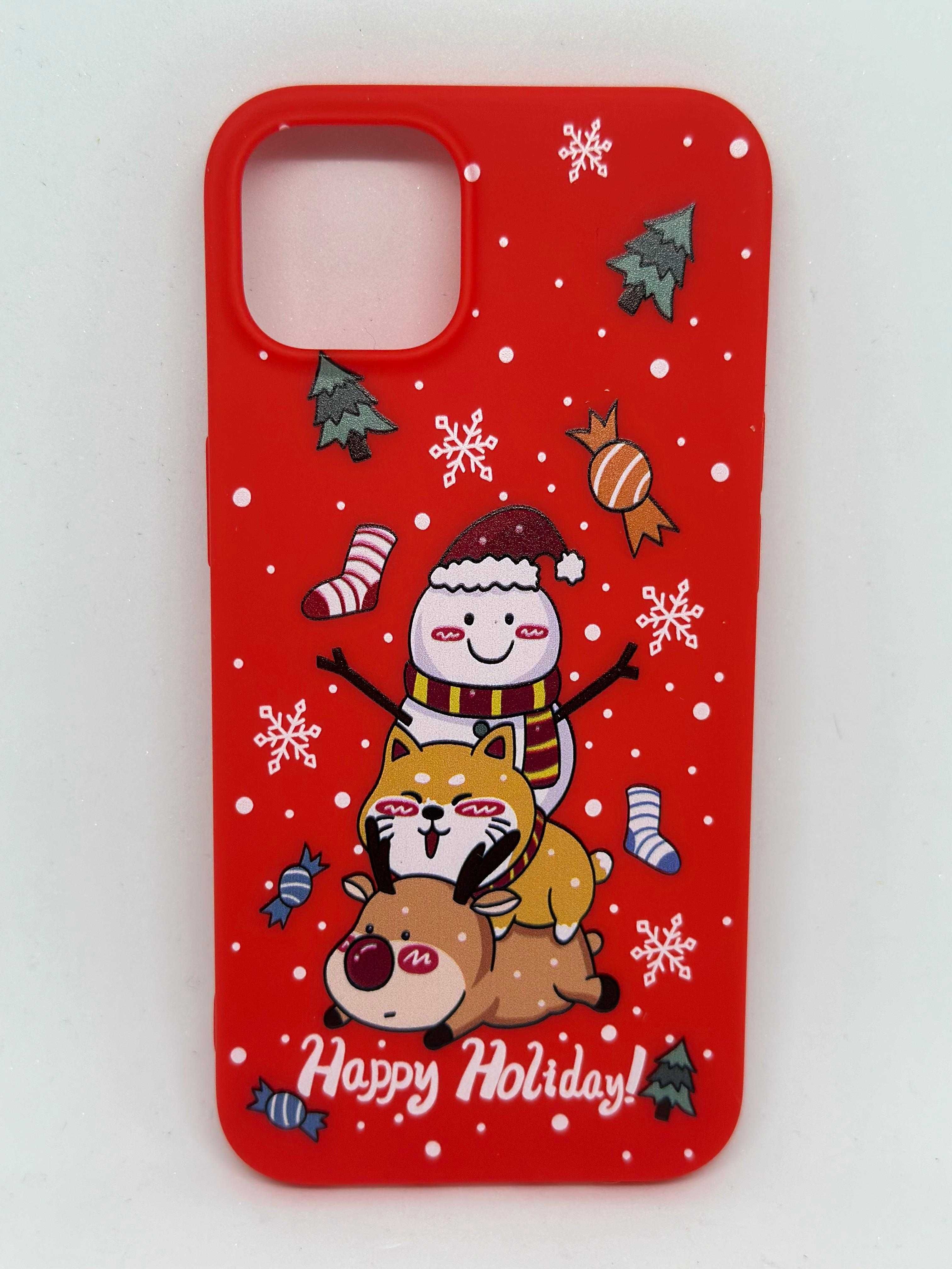 Obudowa Iphone 13 Etui Case Silikonowy Świąteczny kod 468