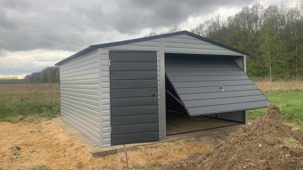 Garaże blaszane, wszystkie wymiary profil zamknięty ,producent