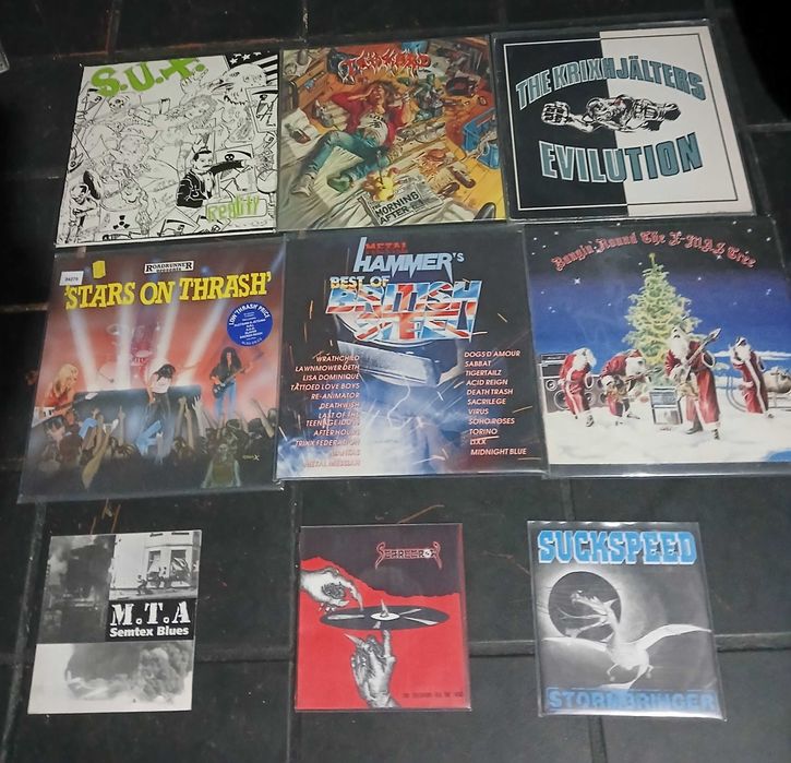 VINIL de época:  80's Thrash /Death Metal  (Anthrax,Megadeth