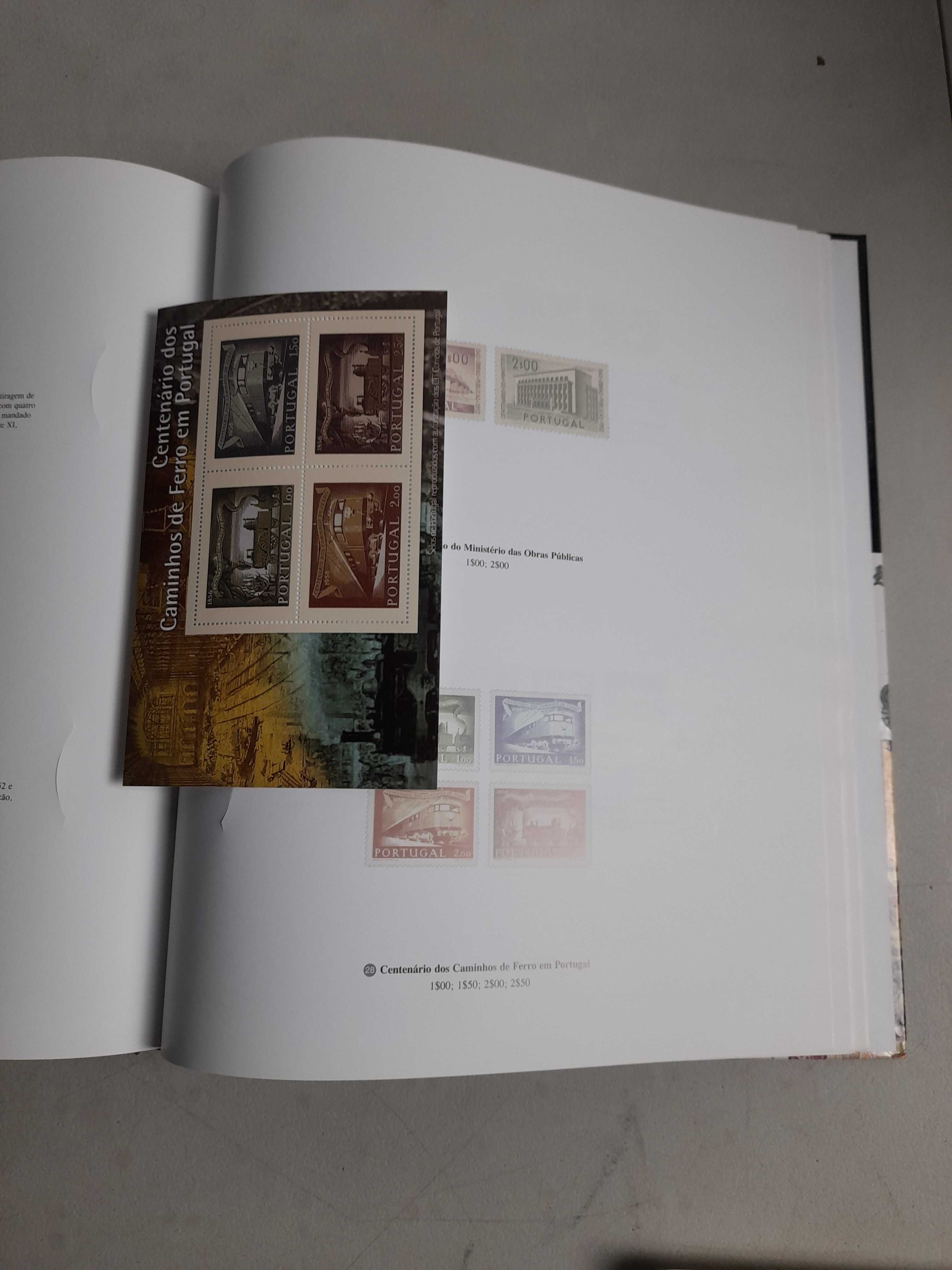 Livro PA-6- História de Portugal e do escudo em selos e notas