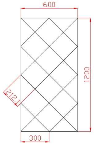 Lustro dekoracyjne GLAMOUR płytki lustrzane 120x60 fazowane NA WYMIAR