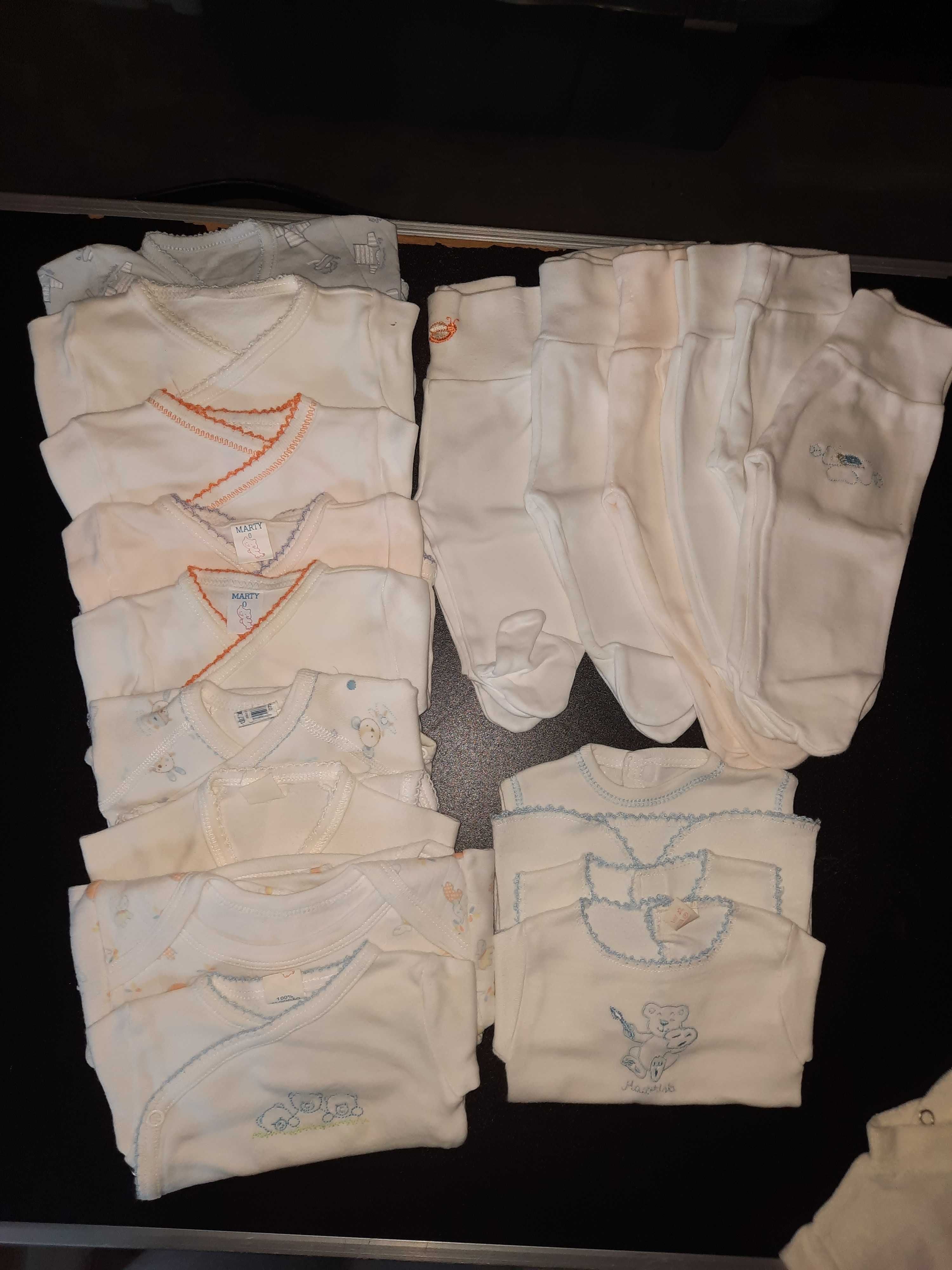 LOTE 26 peças bebê tam. 0 meses