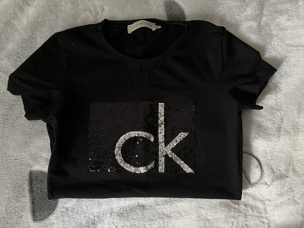 Bluzka Calvin Klein czarna xs