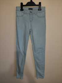 Spodnie rurki skinny mid / XS