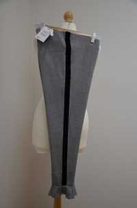 nowe spodnie legginsy Asos 36/S 38/M pepitka eleganckie