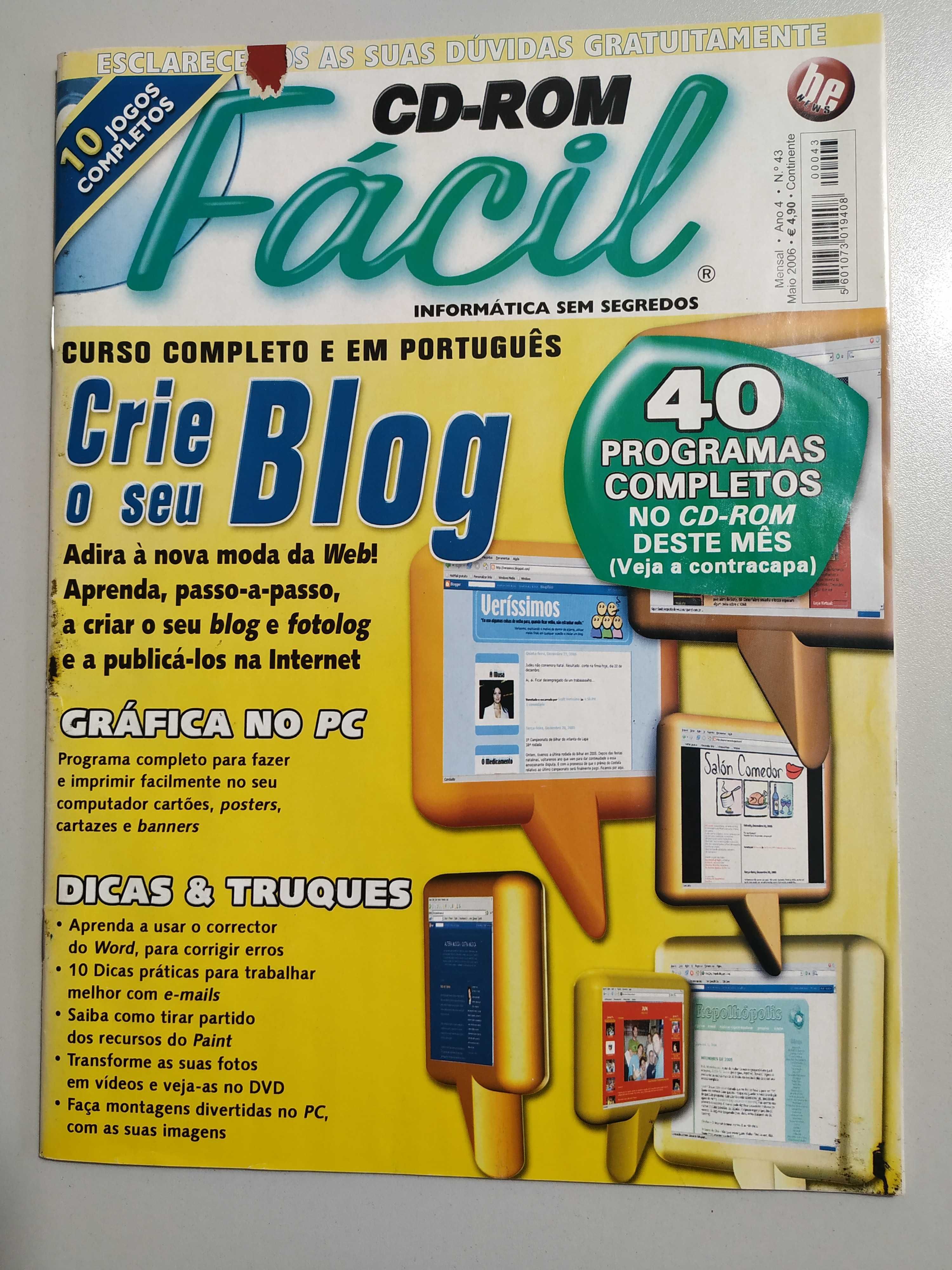 Revista CD-ROM Fácil, N* 43.