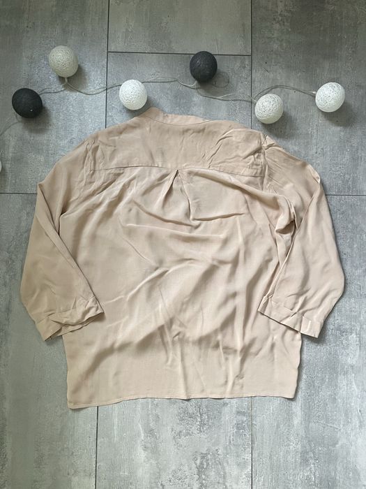 Beżowa koszula z lejącym przodem Forever 21 | L