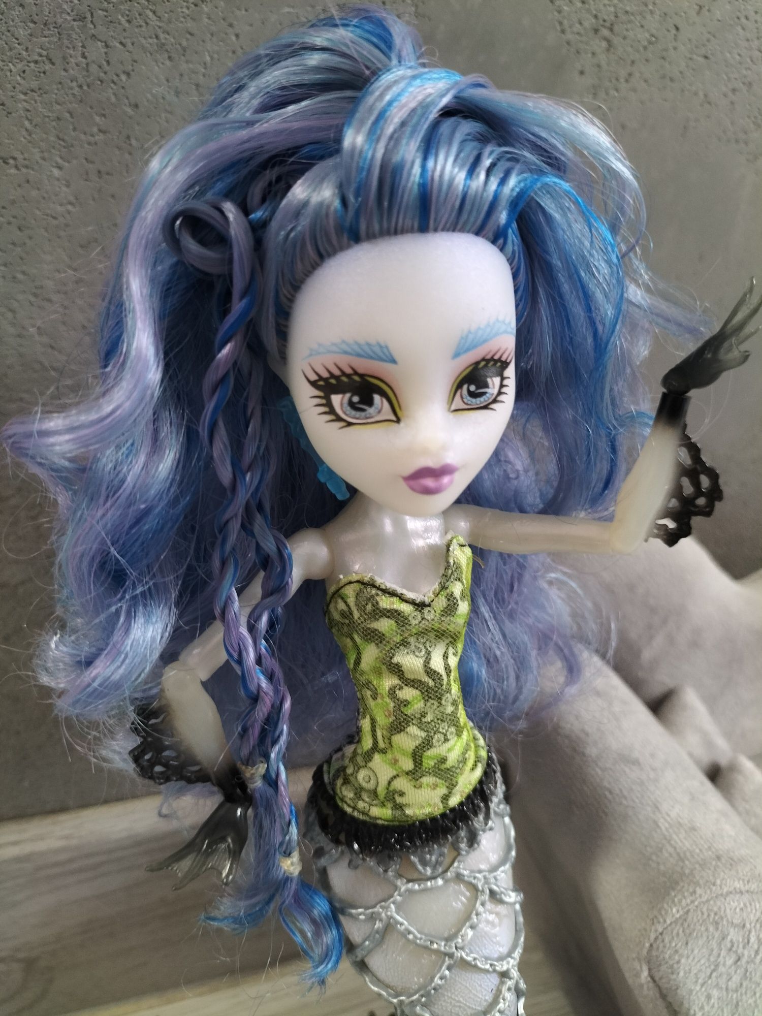 Lalka Monster High Freaky Fusion Sirena Von Boo doll 2013 Mattel