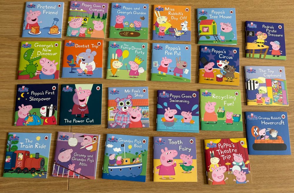 Zestaw 23 + 1 peppa pig English