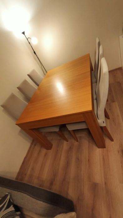 Stół rozkładany + krzesła zestaw