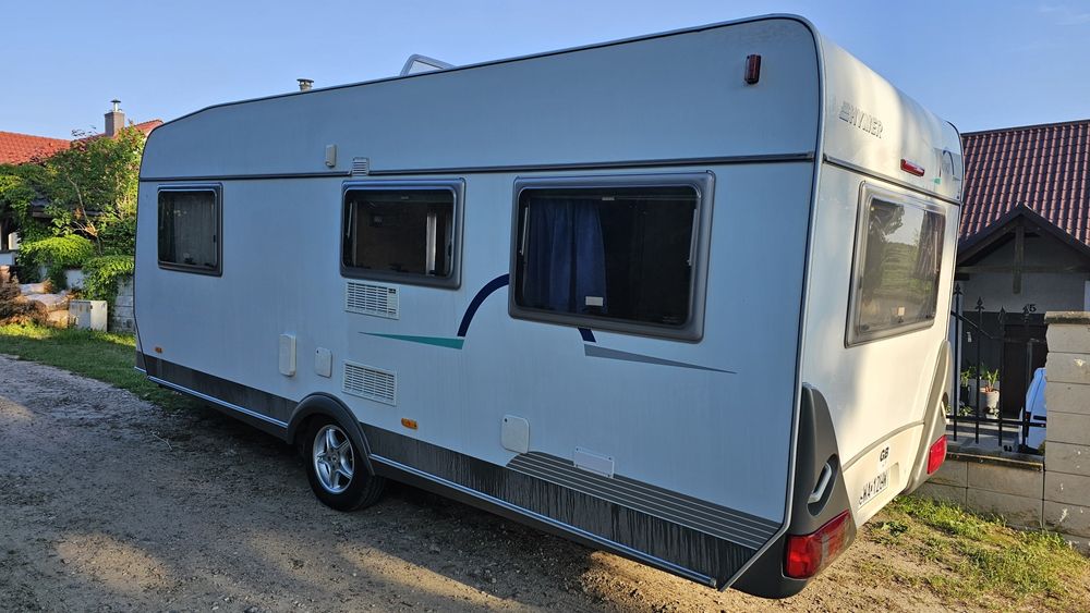 Hymer Nova 5/6 os. – przyczepa kempingowa, pełne wyposażenie, mover, g