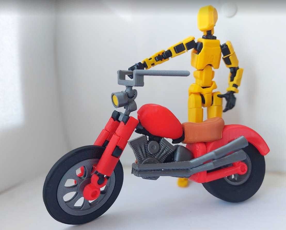 Мотоцикл для подвижного робота DUMMY 13 Lacky робот сувенир