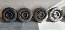 Koła felgi 4x100 z oponami zimowymi 145/70/13 vw seat skoda itp