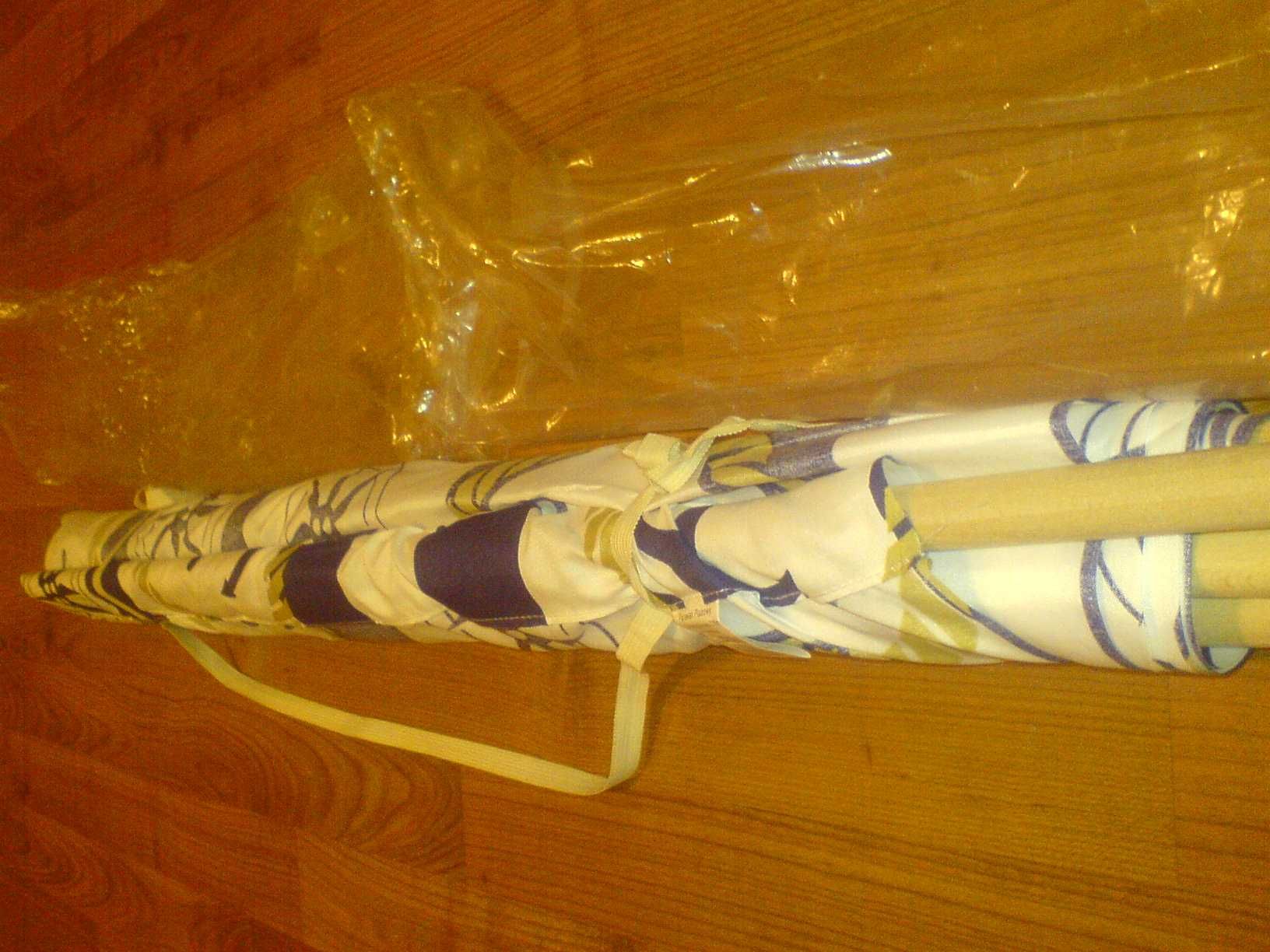 PARAWAN PLAŻOWY Mikrofibra dł. 5 m wys. 78/100cm, NOWY Nieużywany
