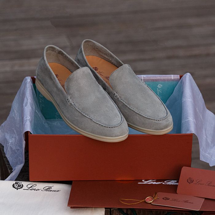 Лофери чоловічі Loro Piana Grey 40-45 Без передоплати