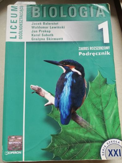 Biologia J. Balerstet, J. Lewiński - zakres rozszerzony, wyd. OPERON