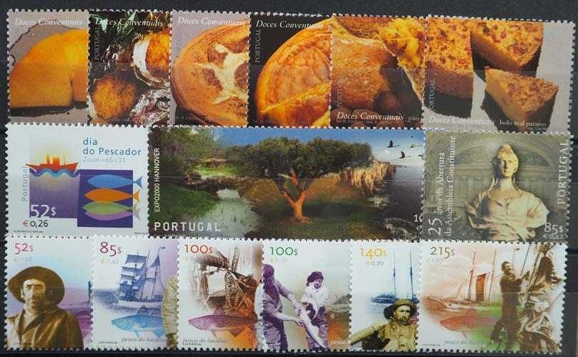 Selos Portugal-2000-Novos-Ver Imagens e Ler Descrição.