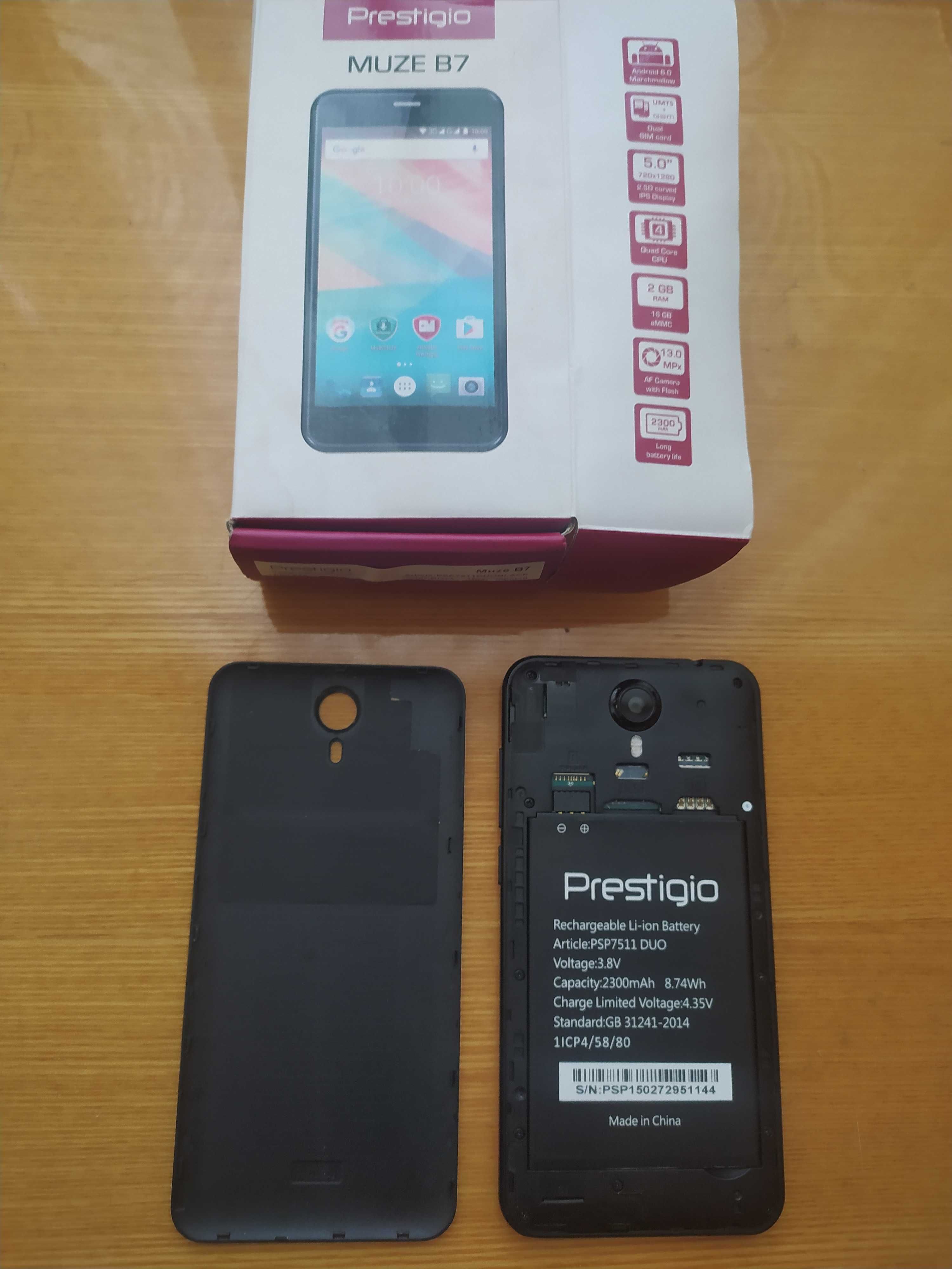 Смартфон Prestigio MultiPhone Muze B7 (PSP7511) 2/16Gb ДЕФЕКТ